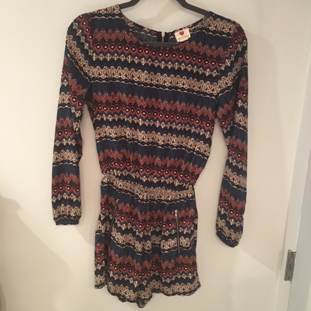 Long sleeve romper